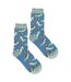 Miss Sparrow - Chaussettes Fantaisie Femme Bambou Motif Sirènes Douces-4