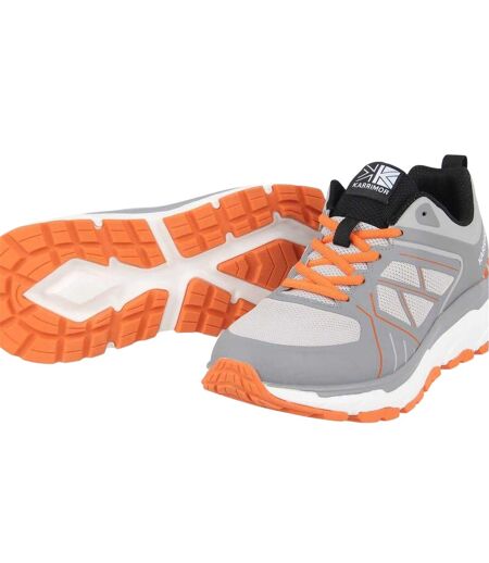 Mens Venom Shoes Grey Orange Karrimor
