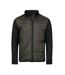 Tee Jays Mens Stretch Hybrid Jacket (Deep Green/Black) - UTPC5233