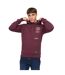 Sweat À Capuche Moules Homme Bordeaux Crosshatch-4