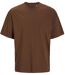 T-shirt oversize mc - JACK&JONES - Unisexe - JJ3911 - marron cappucchino