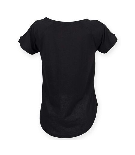 Skinni Fit - T-shirt - Femme (Noir) - UTPC7089