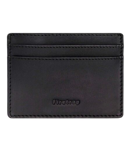 Leather Card Holder One Size Black Firetrap