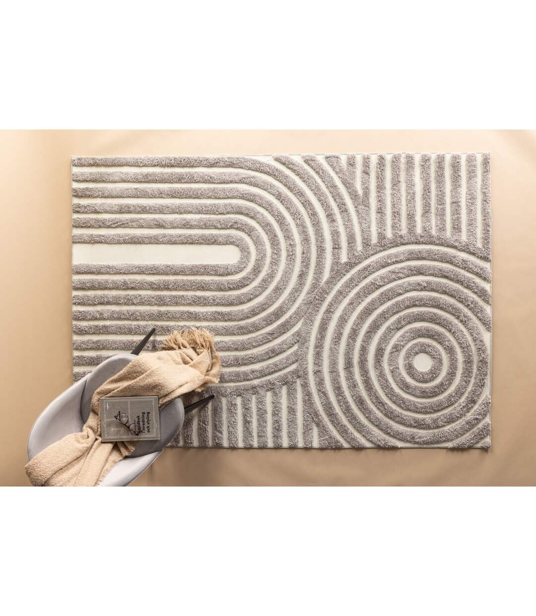 Tapis Déco Nikita 200x290cm Gris-5