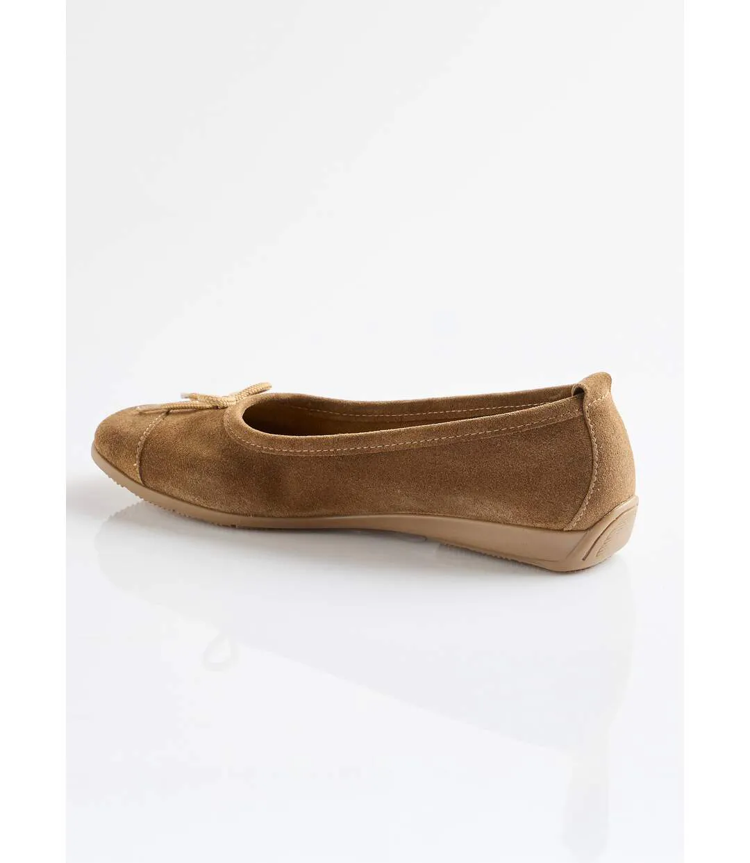 Ballerines souples largeur confort cuir velouté-2