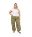 T-shirt Motif/style Ringer Femme Blanc Kaki Brave Soul-4