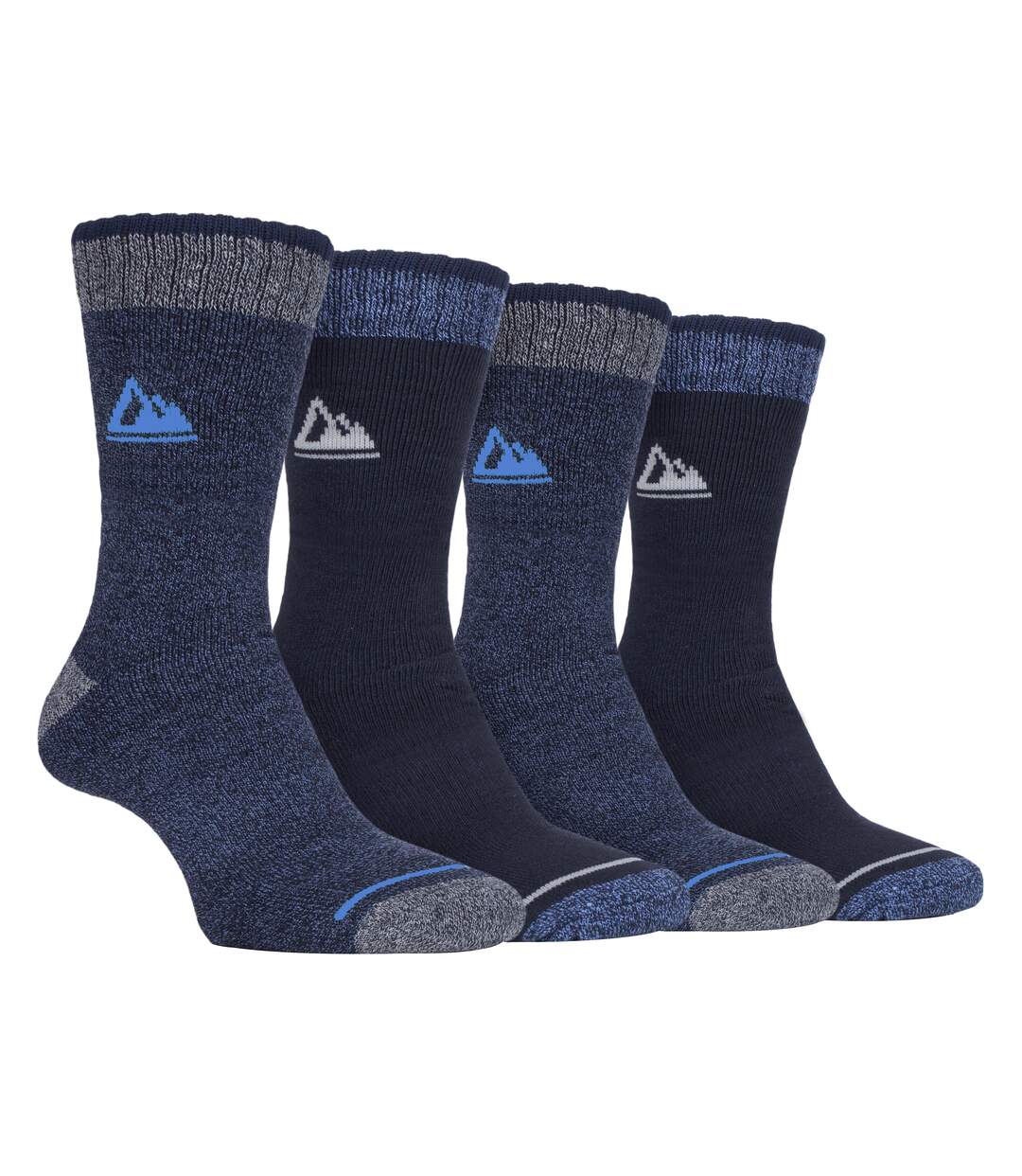 4 Paires Chaussettes de Randonnée Homme Polyester