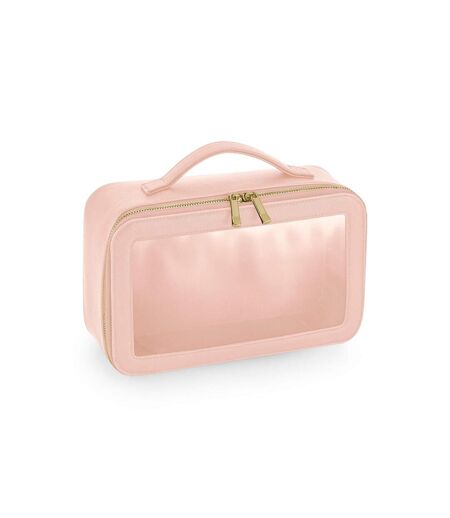 Boutique Clear Window Travel Pack One Size Soft Pink Bagbase