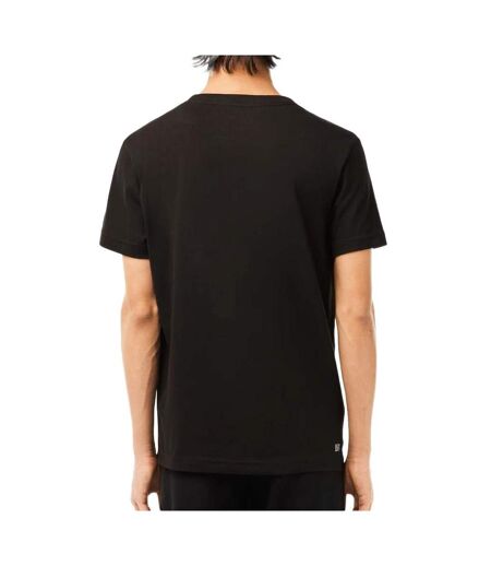 T-shirt noir/orange homme lacoste th2042