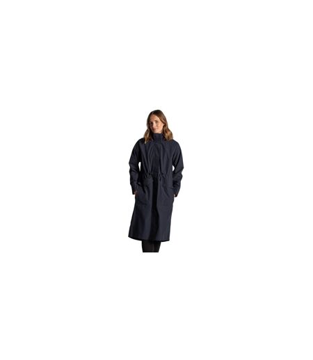 Womens/ladies National Trust Saxifrage Waterproof Jacket Dark Sapphire Craghoppers