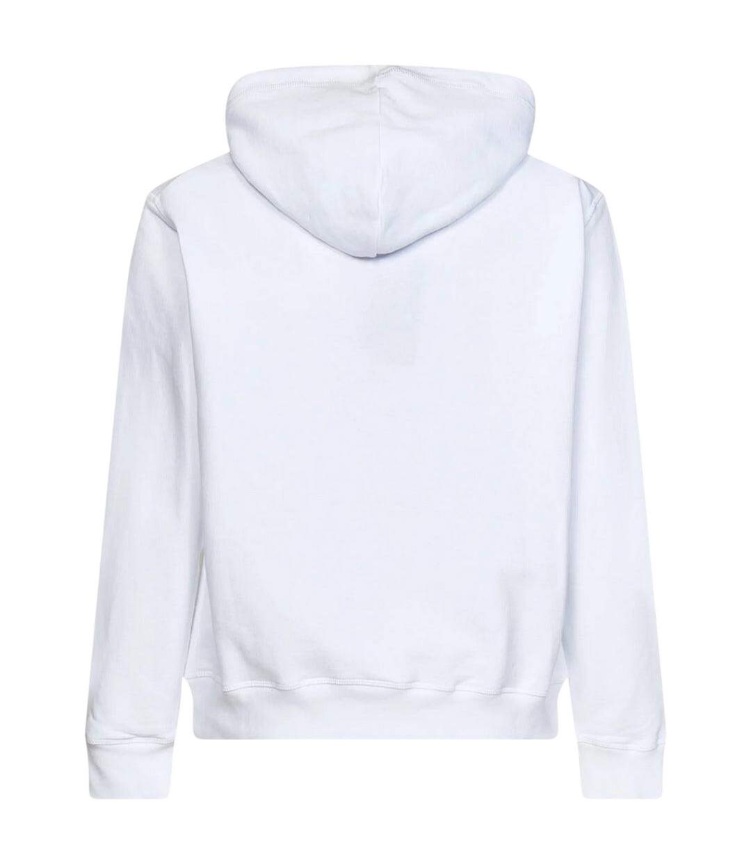 Sweat À Capuche Motif Bob Marley Homme Blanc DSquared2-3