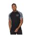 Mens Branton T-shirt Black Crosshatch-2