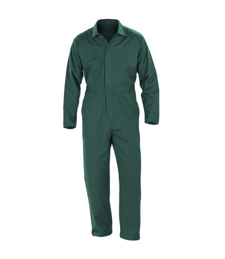 Unisex Adult Action Recycled Overalls Bottle Green Result Genuine Recycled
