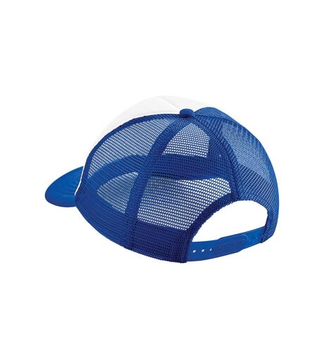 Casquette Trucker Adulte Bleu Roi Vif Blanc Beechfield
