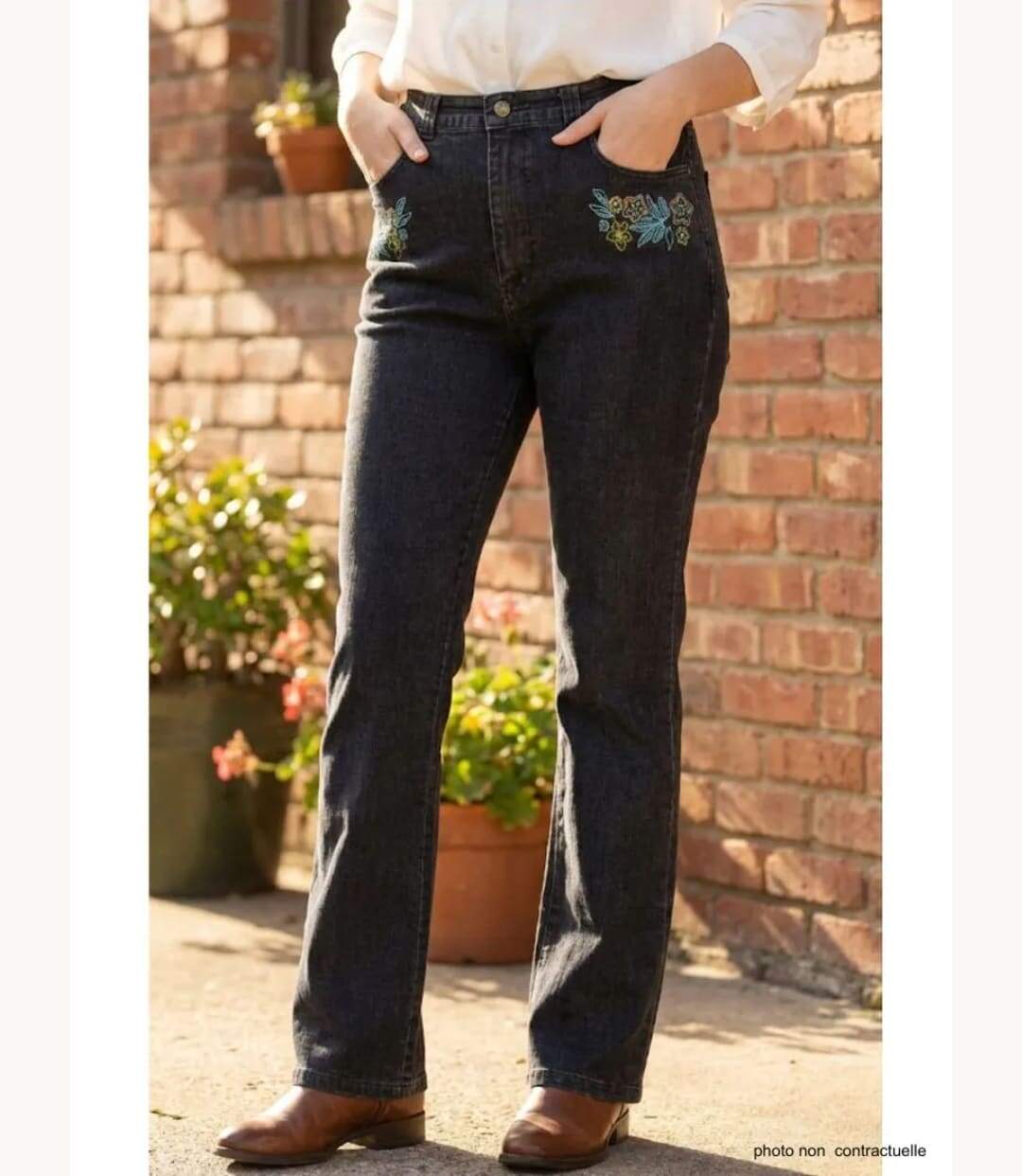 Jean Femme Mayflower Bleu Stone Stretch - Coupe Moderne-4