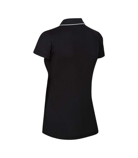 Regatta Womens/Ladies Maverick V Polo Shirt (Black) - UTRG4979