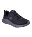 Mens Go Run Consistent Mesh Low Trainers Black Charcoal Skechers-1