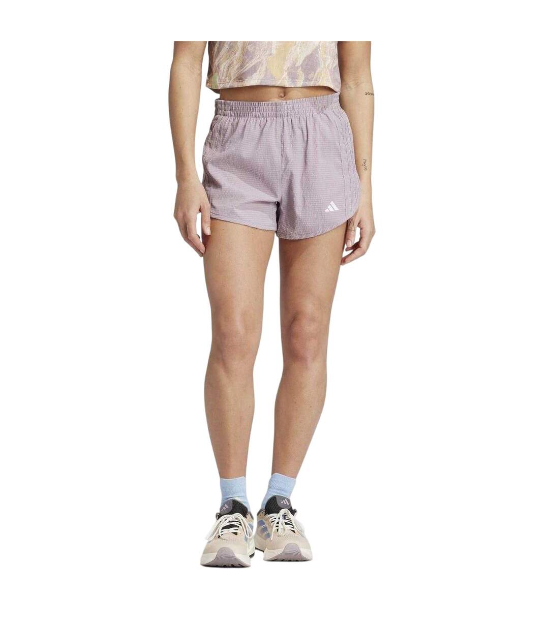 Short De Course Motif/style Logo Femme Figue Adidas-3
