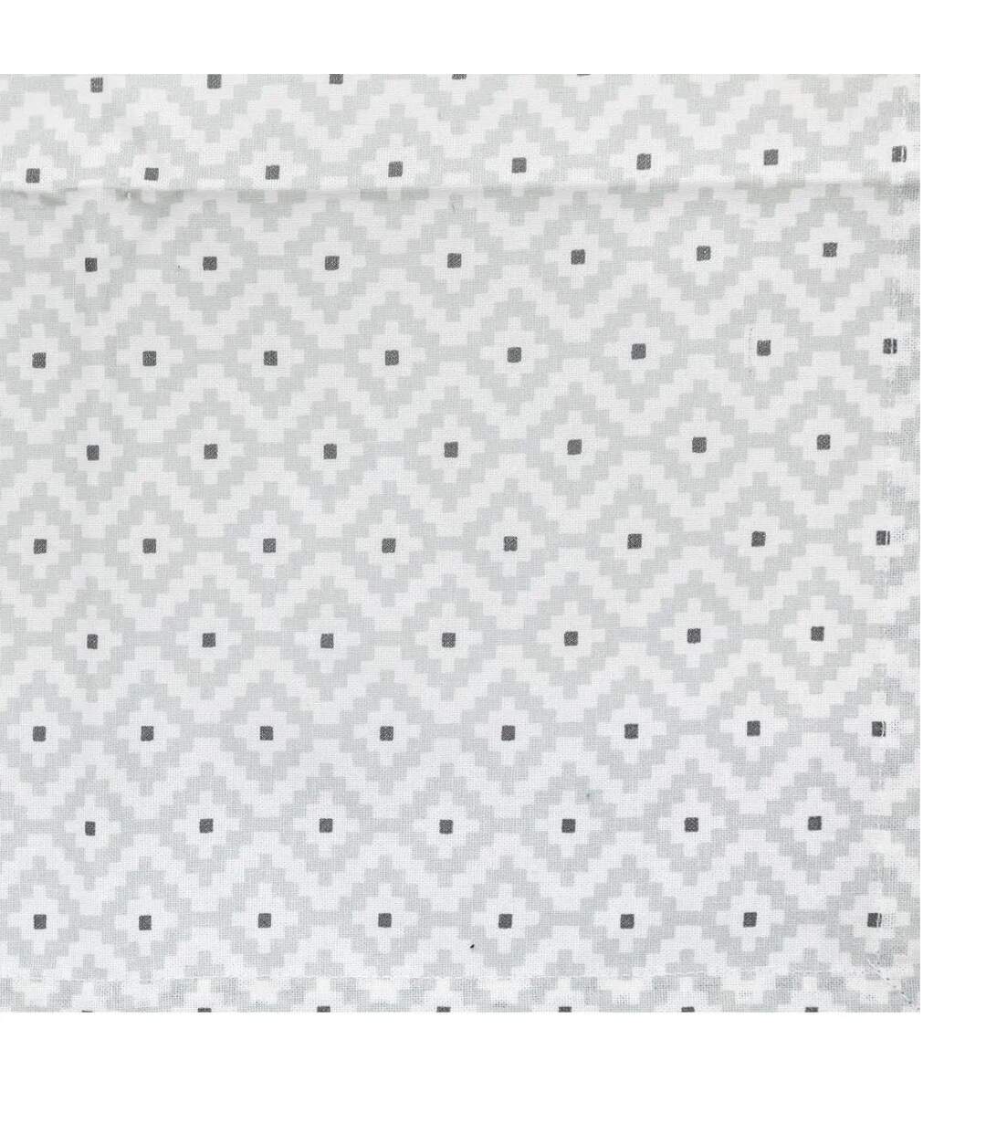 Lot de 4 Serviettes de Table Etnik 40x40cm Gris-2