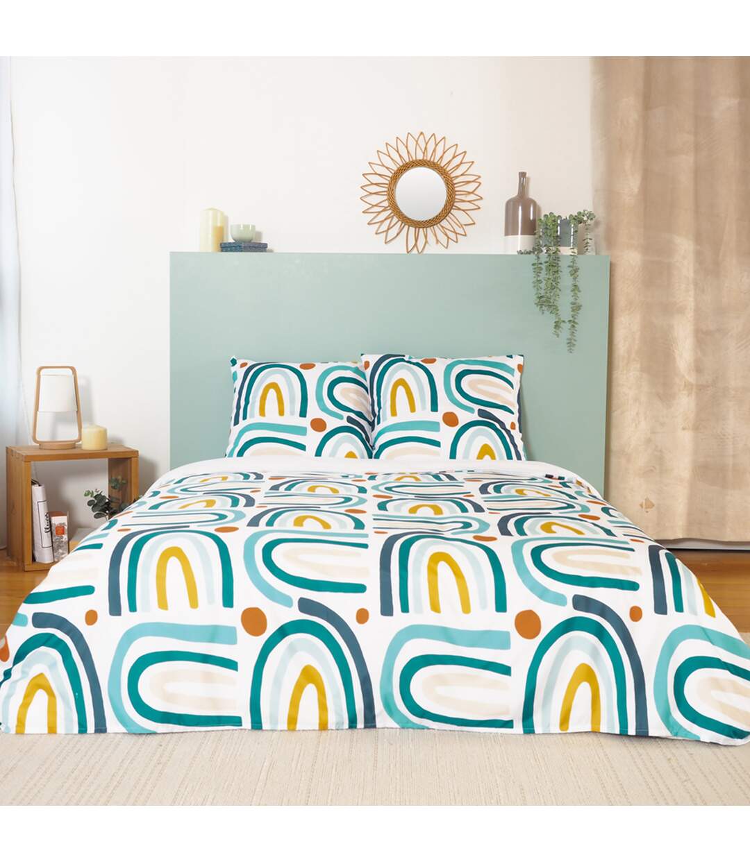Parure de lit microfibre ARC EN CIEL-1