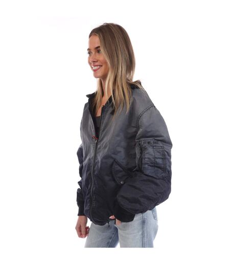 Blouson Aviateur J-common Femme Noir Diesel