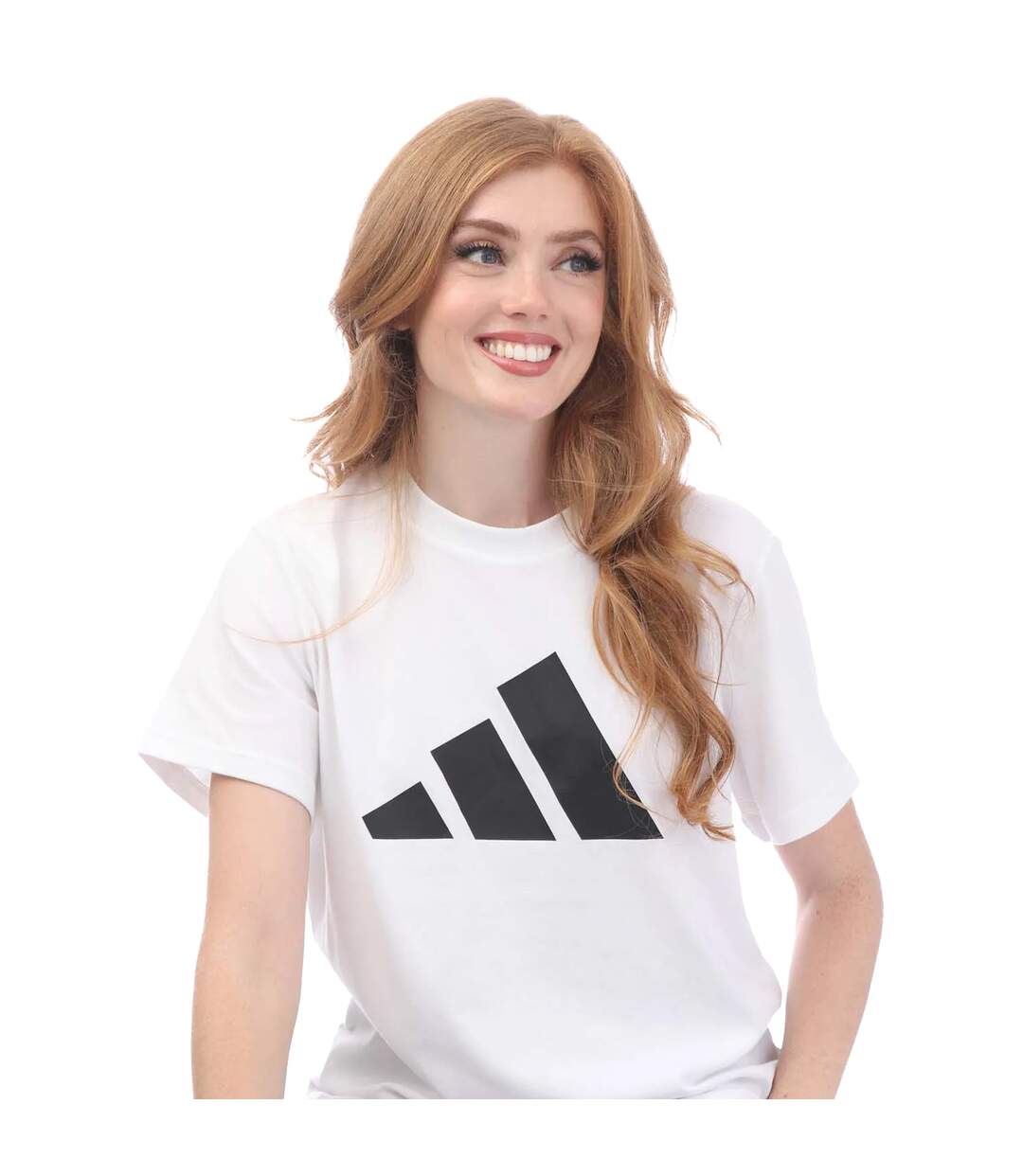 Womens/ladies future icons logo t-shirt white Adidas-2