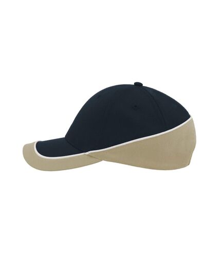 Casquette compétition racing mixte bleu marine / beige Atlantis