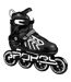 Patins À Roulettes Alignées Khan Enfant 31,5-34 Fr Blanc Noir Gris Spokey-1