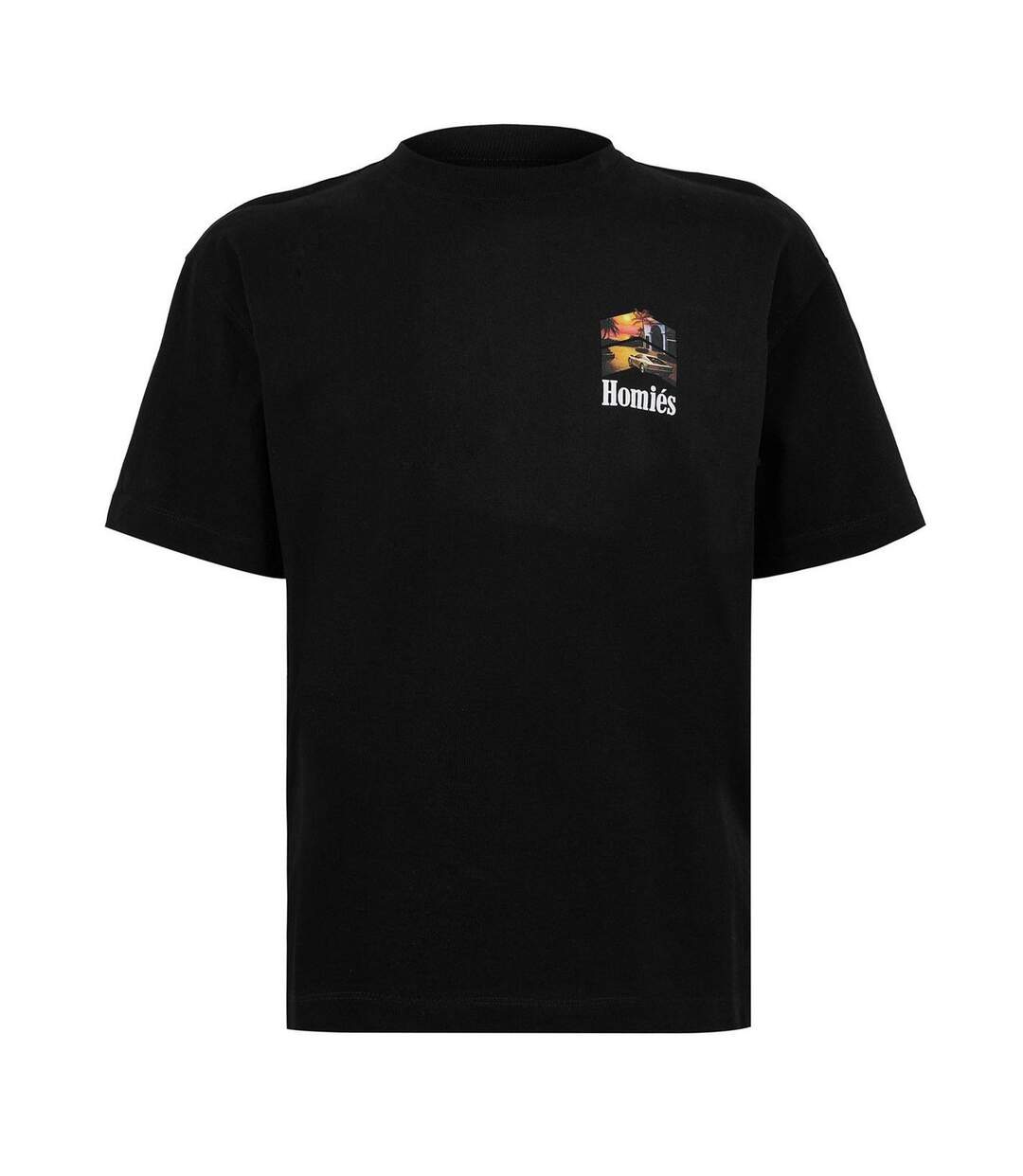 T-shirt Motif/style Course Special Edition Auto Homme Noir Homies Marbella-2