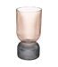 Vase Design en Verre Bicolore 24cm Rose-1