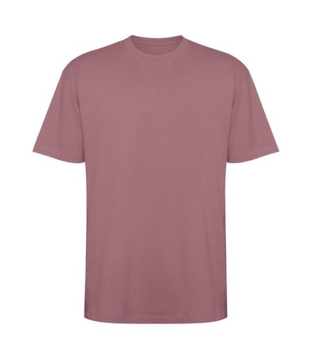 Unisex Adult Bull Oversized Short-sleeved T-shirt Pale Red Roly