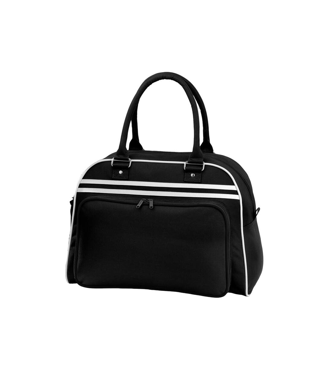 Sac de bowling taille unique noir / blanc Bagbase-1