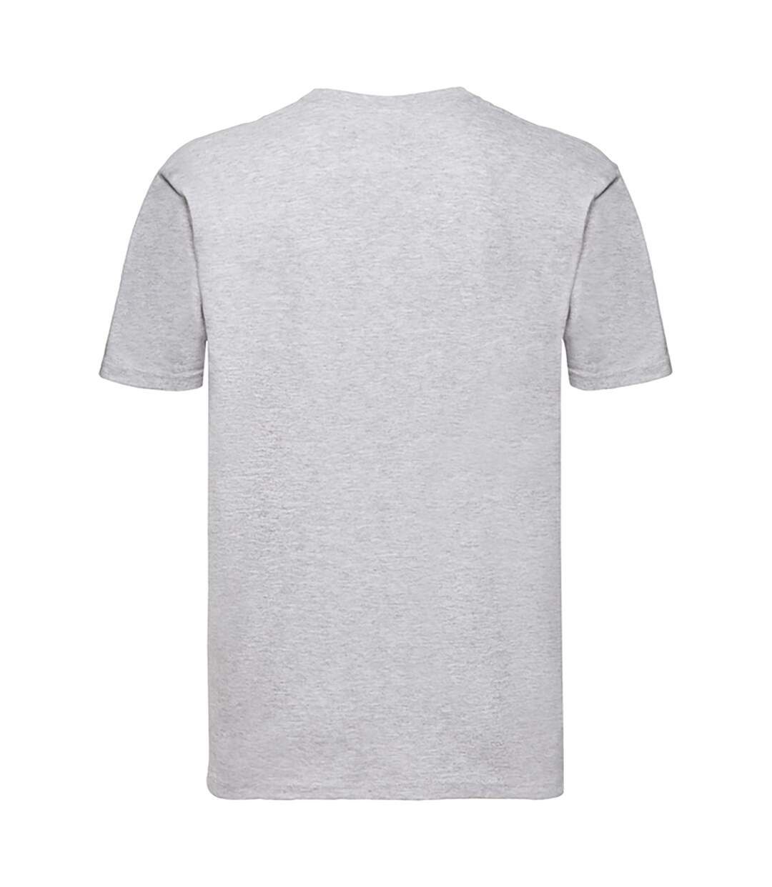 T-shirt à manches courtes hommes gris clair Fruit of the Loom