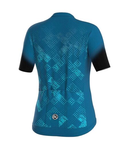 Womens/ladies Tracy2 Cycling Jersey Turquoise Bicycle Line