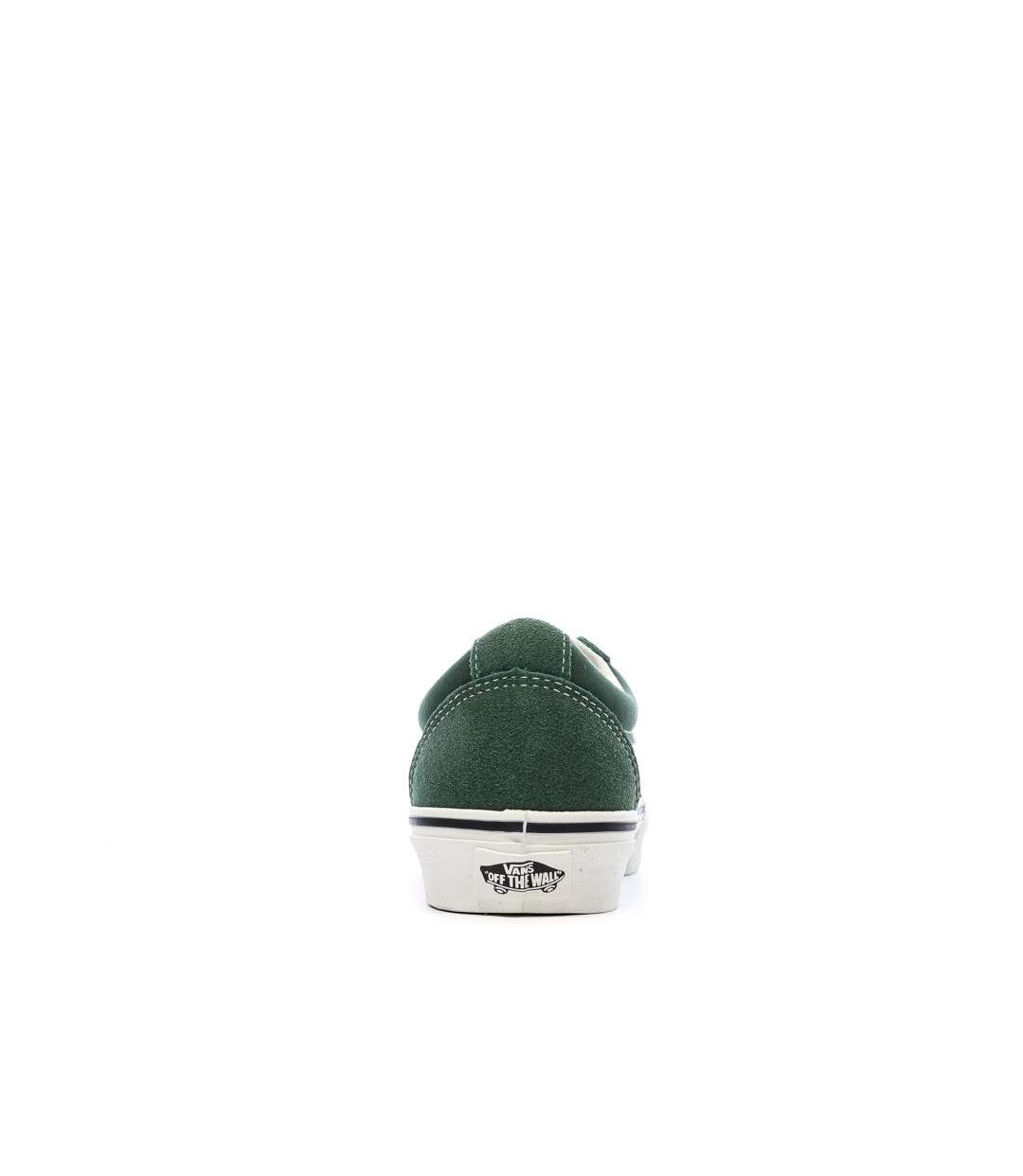 Baskets vert foncé mixte vans old skool-3
