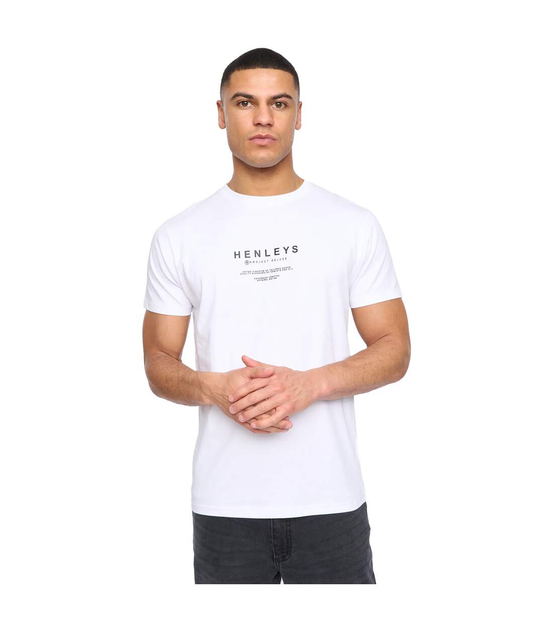 Pack of 5  Mens henstack t-shirt  multicoloured Henleys-4