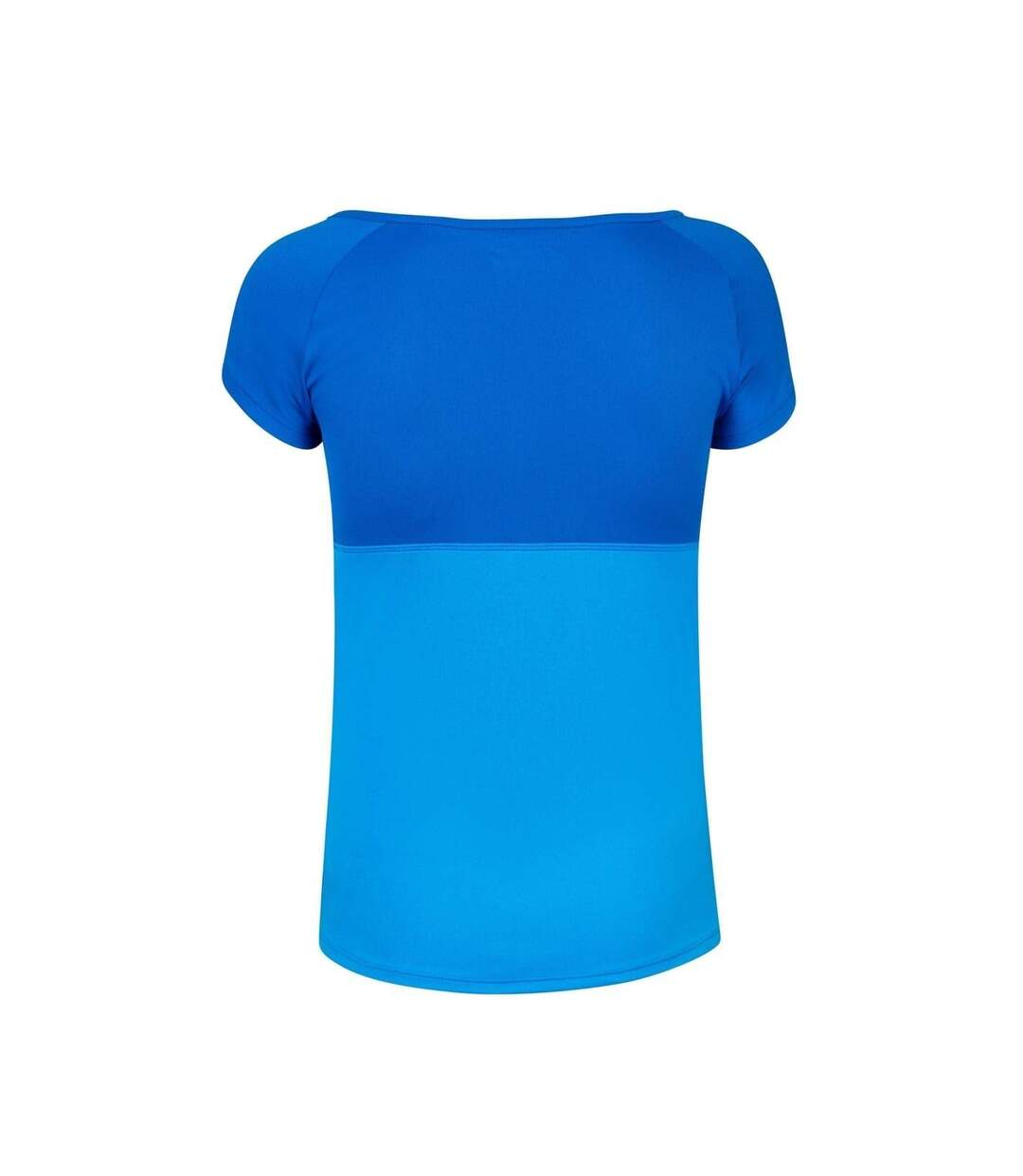T-shirt Mancherons Motif/style Logo Femme Bleu Aster Babolat-2