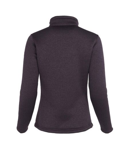 Womens/ladies razia ii full zip fleece jacket deep plum/black Regatta