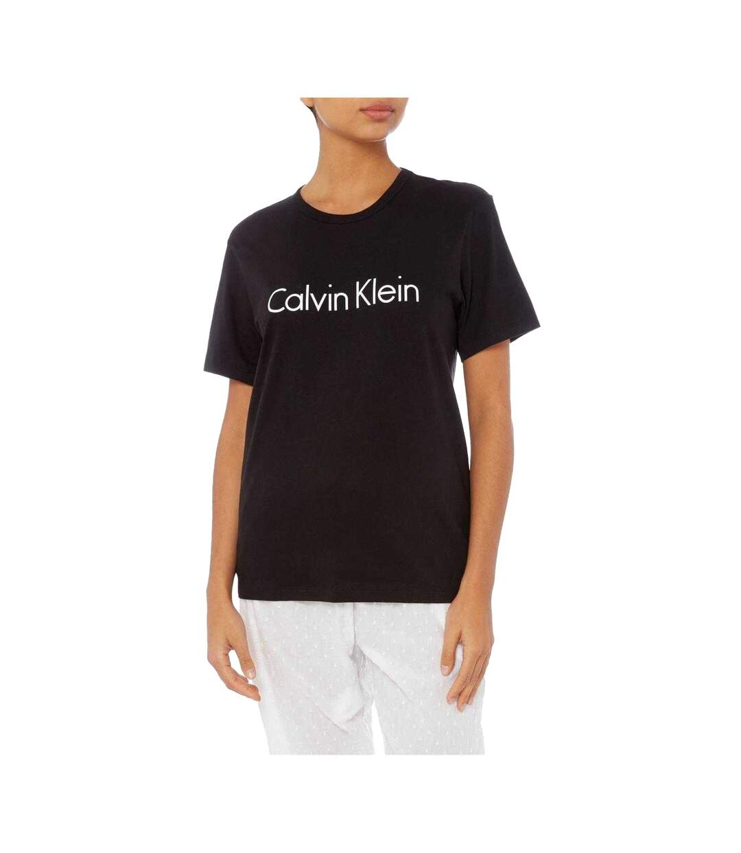 T-shirt Motif/style Logo Adulte Noir Calvin Klein-3