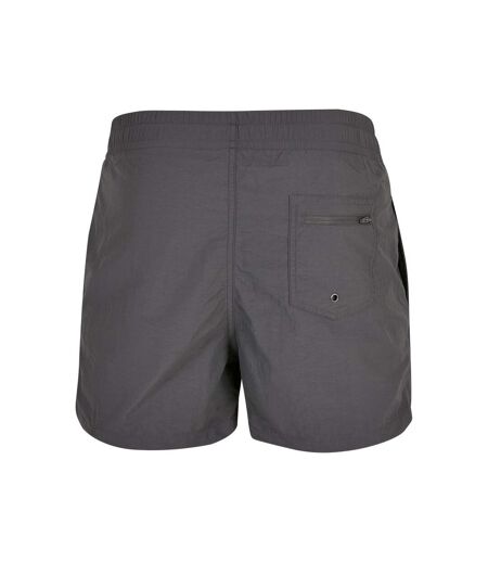 Short De Bain Homme Gris Foncé Build Your Brand