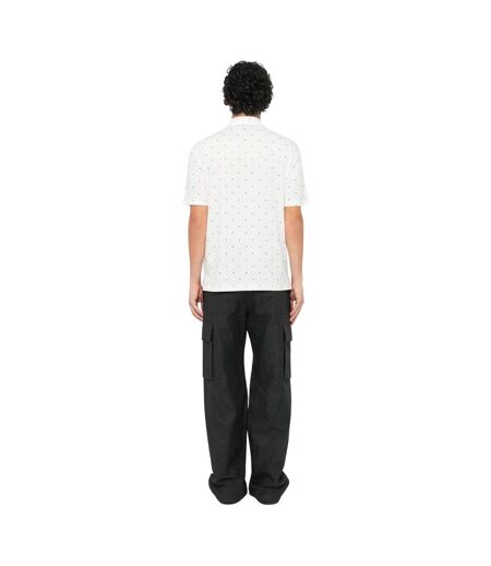 Polo Manches Courtes Motif/style Logo Homme Blanc Armani Exchange