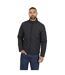 Mens Quilted Padded Jacket Black Brave Soul-2