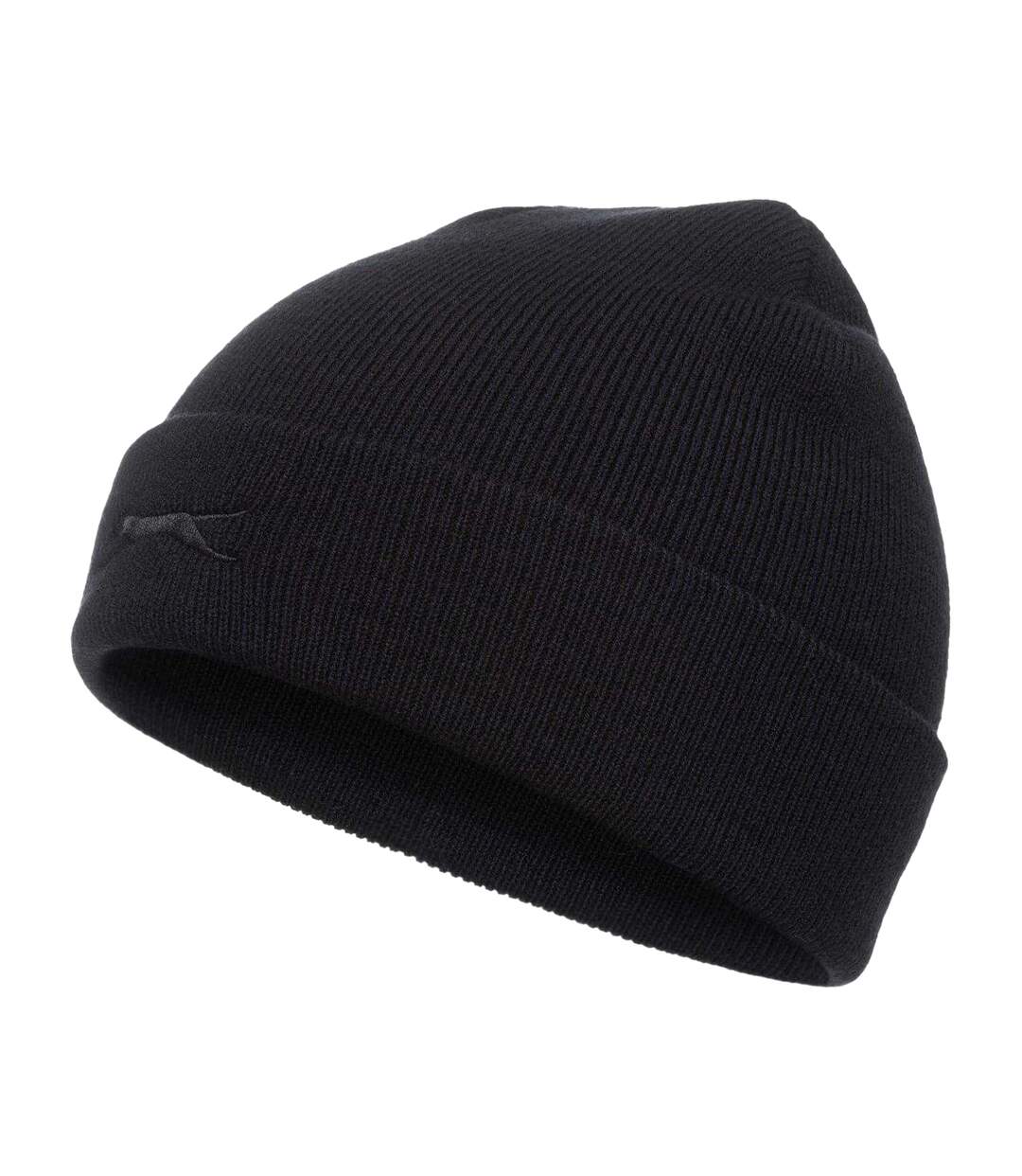 Bonnet Hiver Motif/style Côtelé Homme Noir Slazenger-3