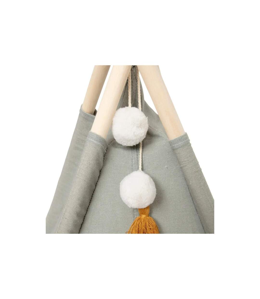 Tipi Déco Enfant Wapi 160cm Bleu-5