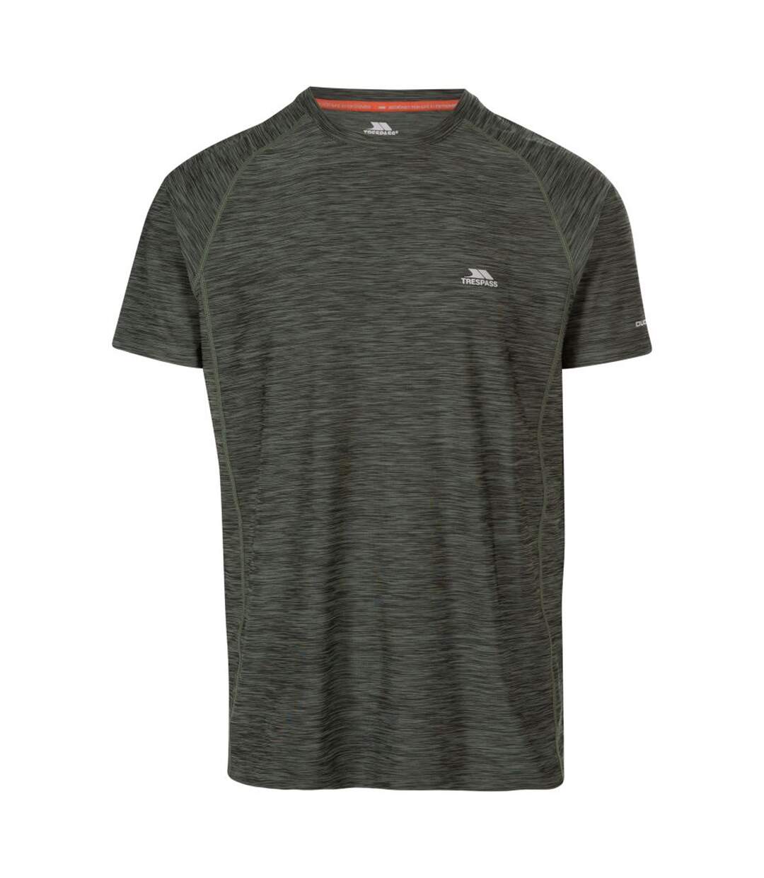 Mens Gaffney Active T-shirt Ivy Marl Trespass-1