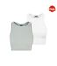 Haut Court Femme Menthe Givrée Blanc Urban Classics-1