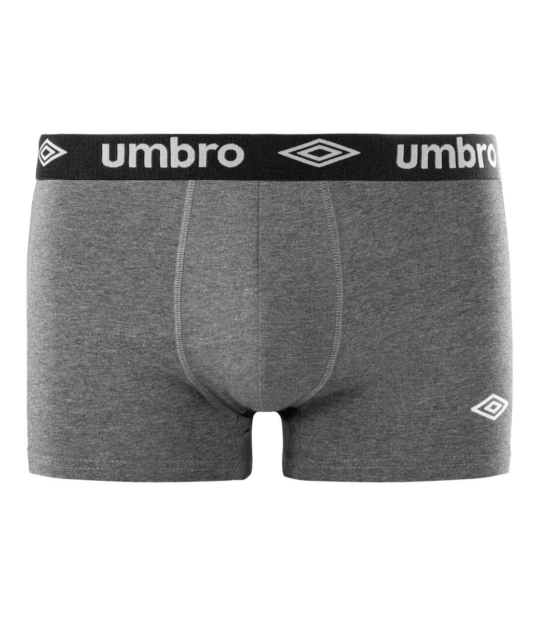 Lot de 4 Boxers coton homme uni Umbro-3