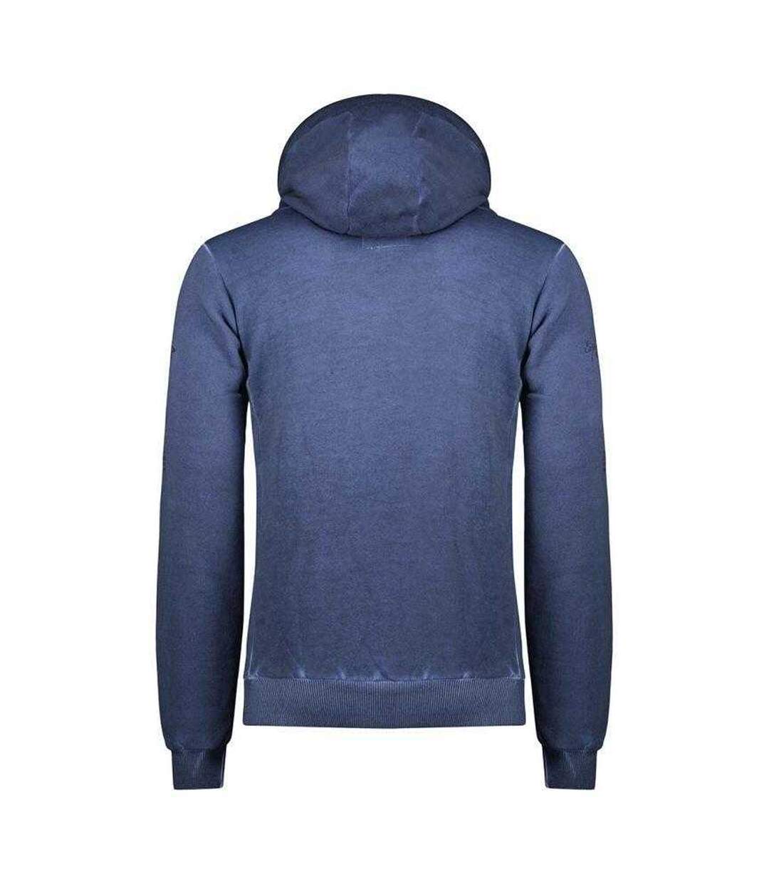 Sweat À Capuche Motif/style Badge Gymclass Eo Homme Bleu Marine Foncé Geographical Norway-2