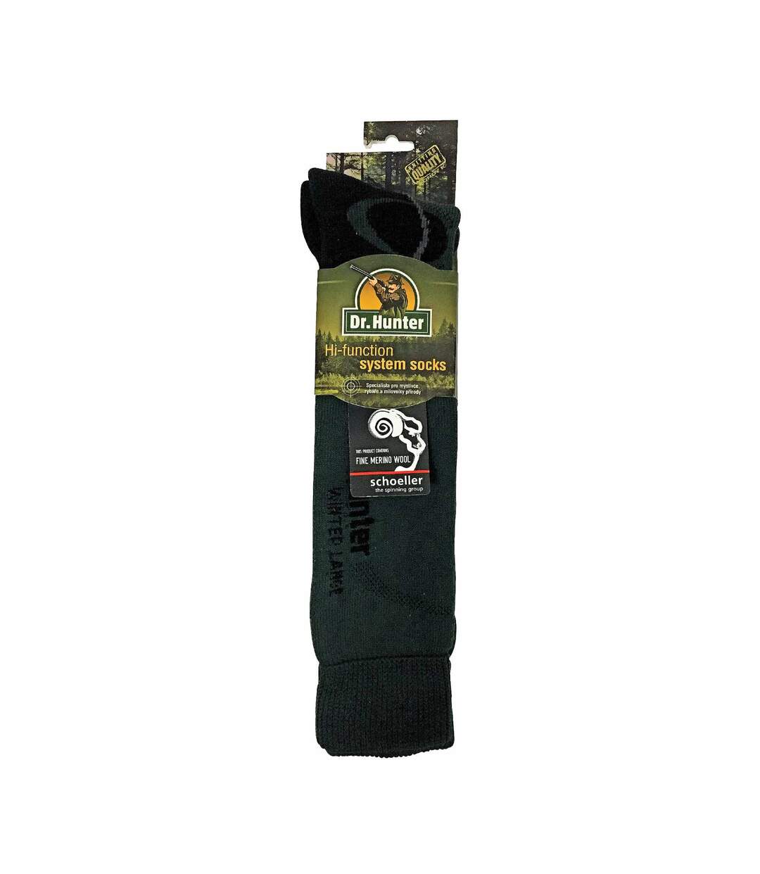 1 Pack Mens Merino Wool Long Knee High Green Socks-2