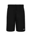 Mens Cotton Blend Casual Jersey Shorts Black Slazenger-2